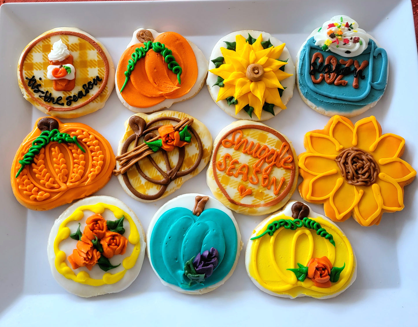 Fall Piped Cookies (each)