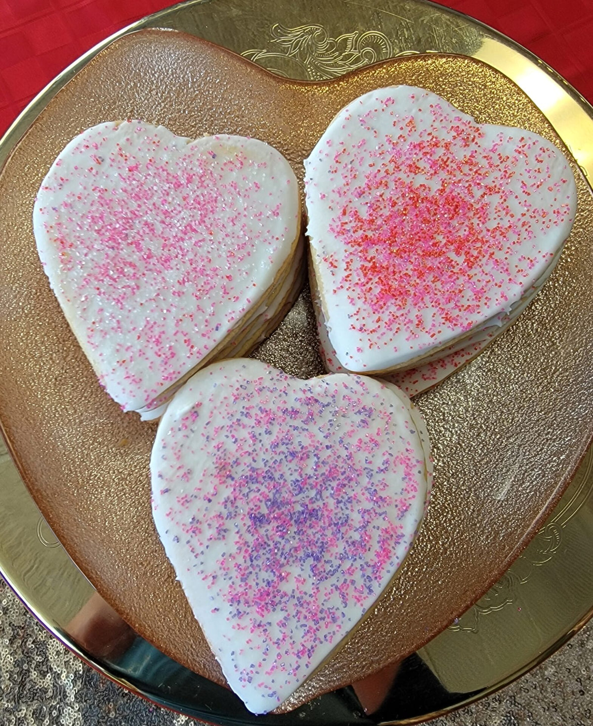 Iced Valentine Cookies (dozen)