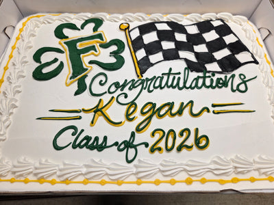 Graduation Checkered Flag