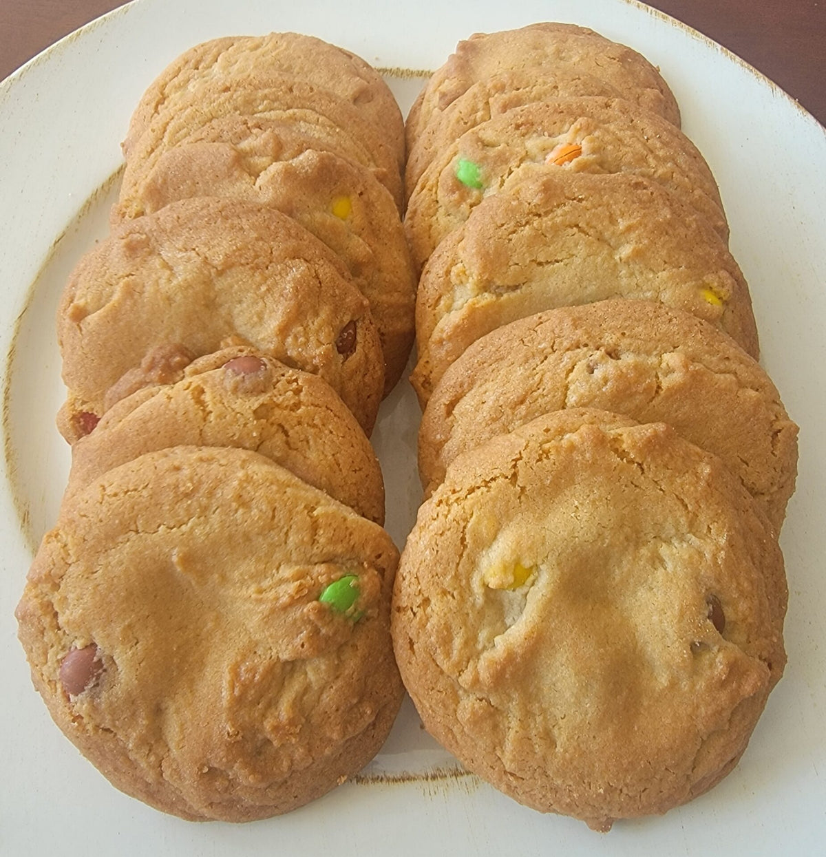 M&M Cookie One Dozen