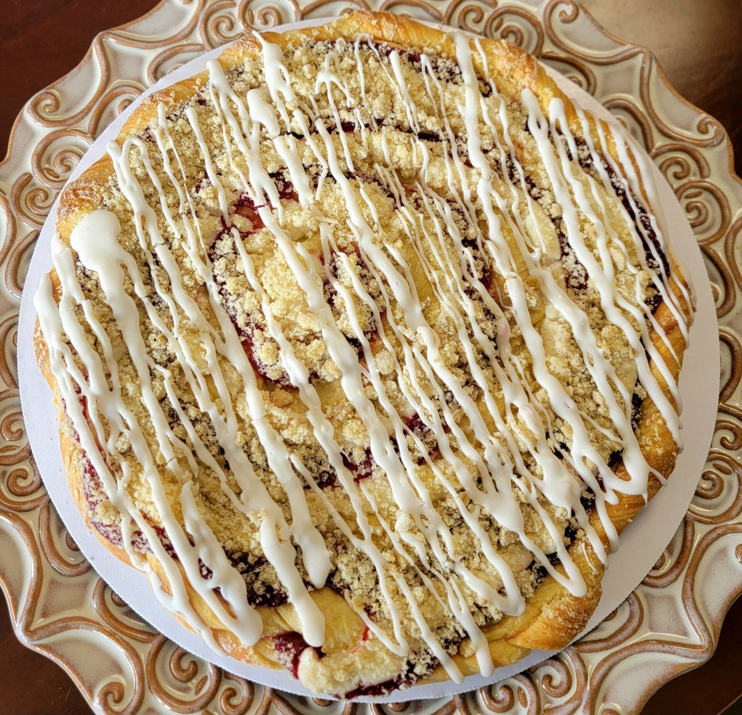 Cherry Cheese Coffee Cake