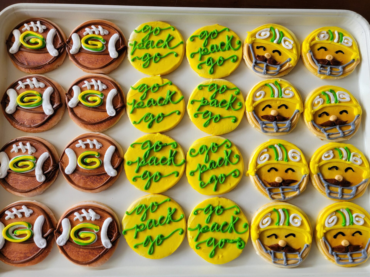 Piped Packer Cookies (each)