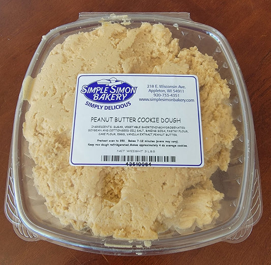 Peanut Butter Cookie Dough (3 pounds) (fundraiser)