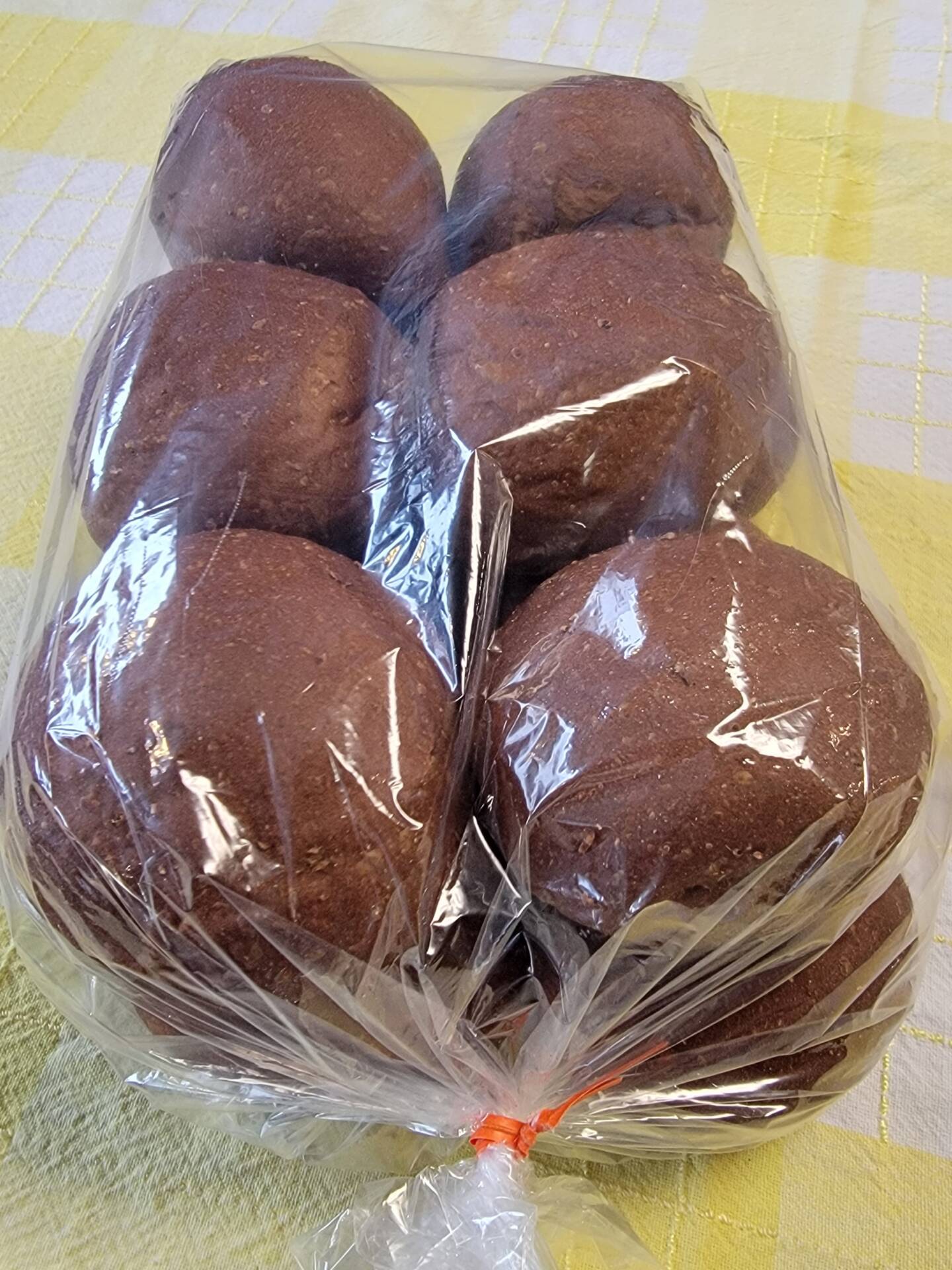 Pumpernickel Dinner Roll Buns - 12 pack