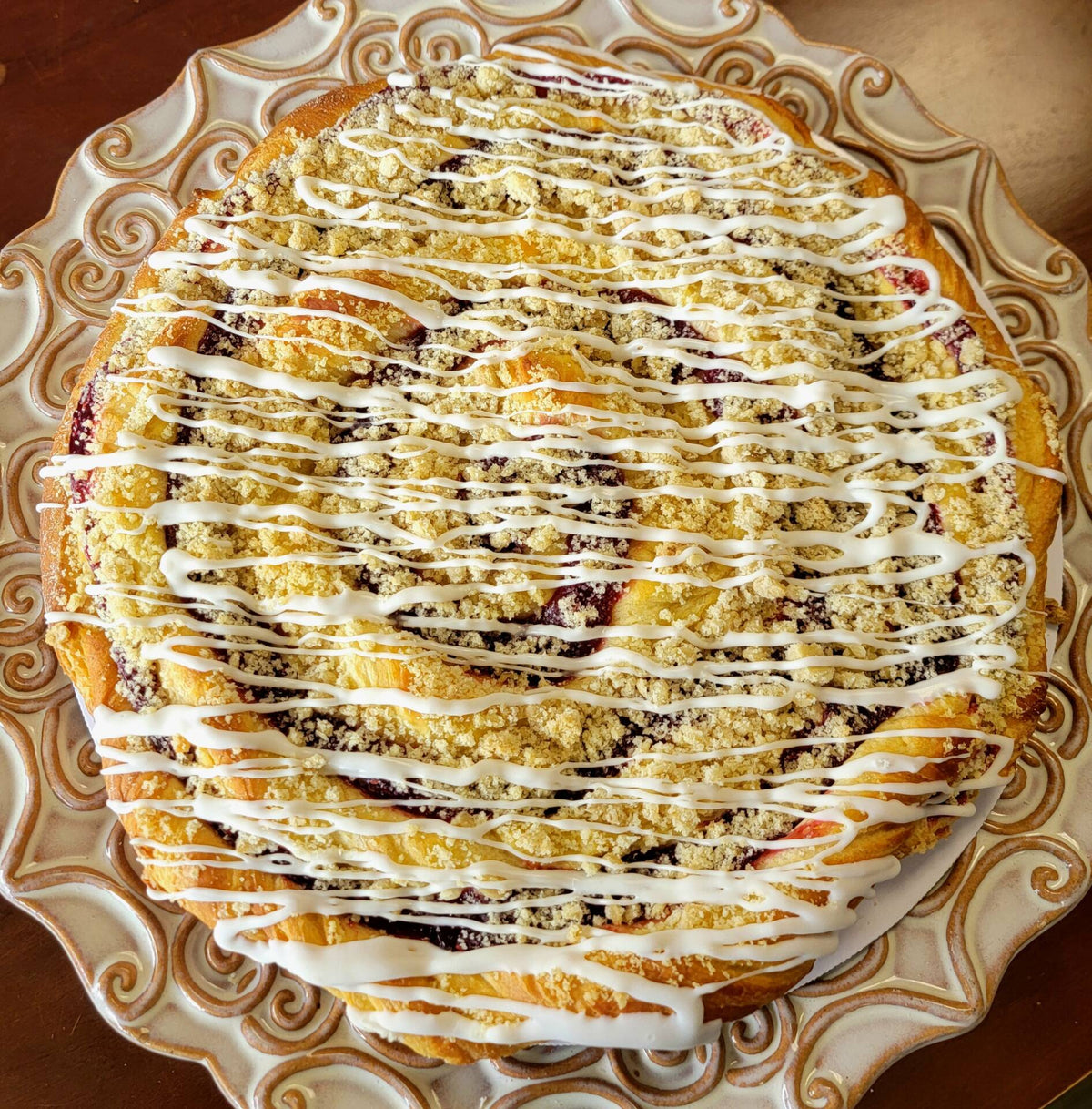 Raspberry Coffee Cake