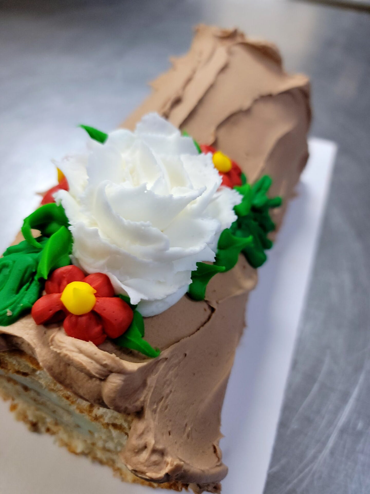 Yule Log Cake